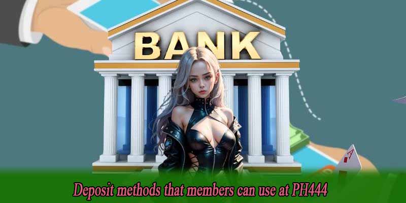 Deposit methods that members can use at PH444