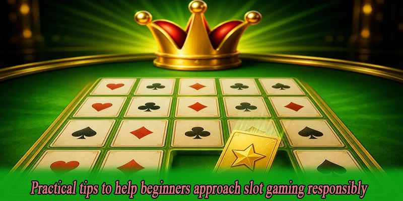 Practical tips to help beginners approach slot gaming responsibly