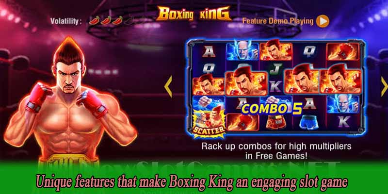 Unique features that make Boxing King an engaging slot game